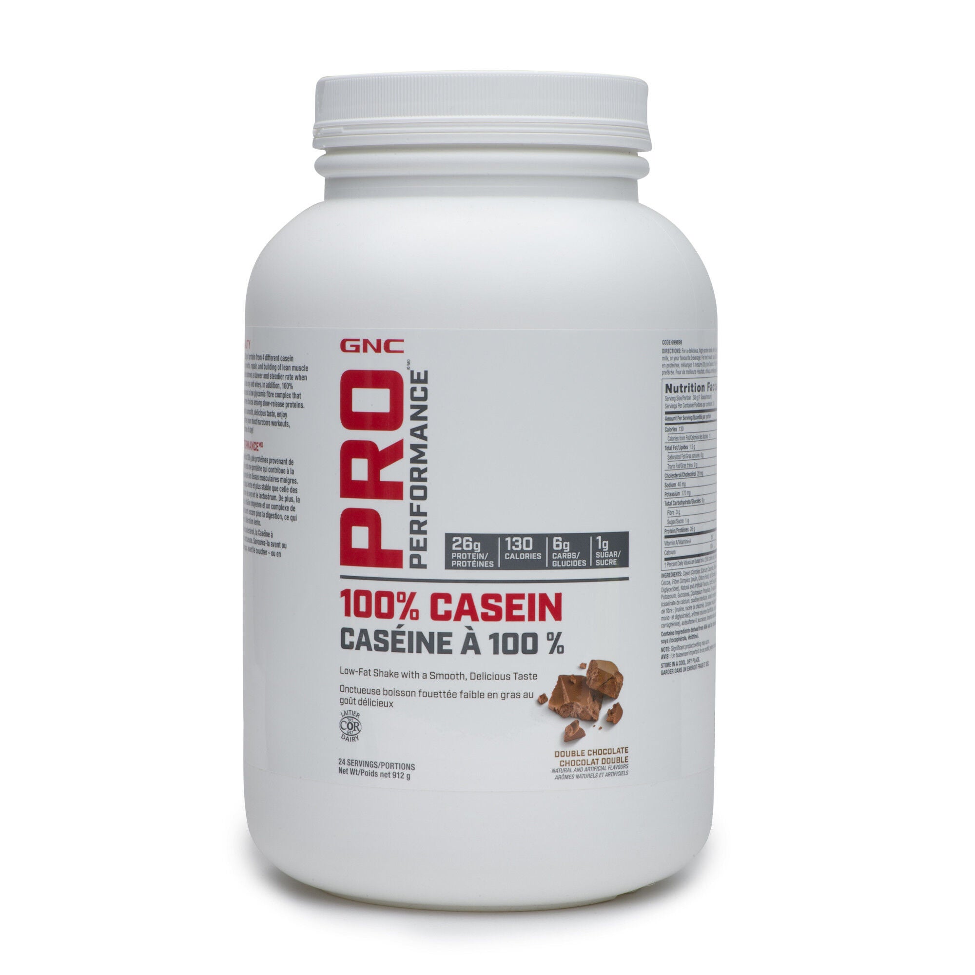 Cas&eacute;ine 100&nbsp;% Double chocolat | GNC